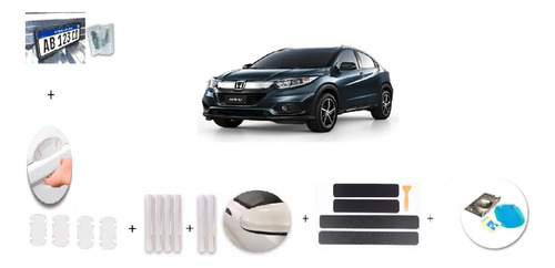  Combo De Accesorio De Protección Para Honda Hrv 2018