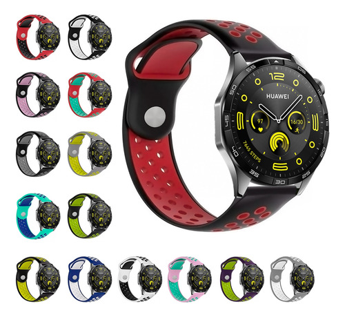 Correa Deportiva Transpirable Para Huawei Watch Gt 4 46 Mm