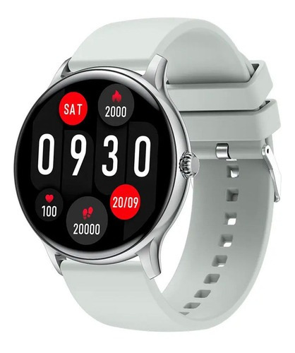 Smartwatch Colmi I10 Silicon Silver Deportes Salud Llamadas 