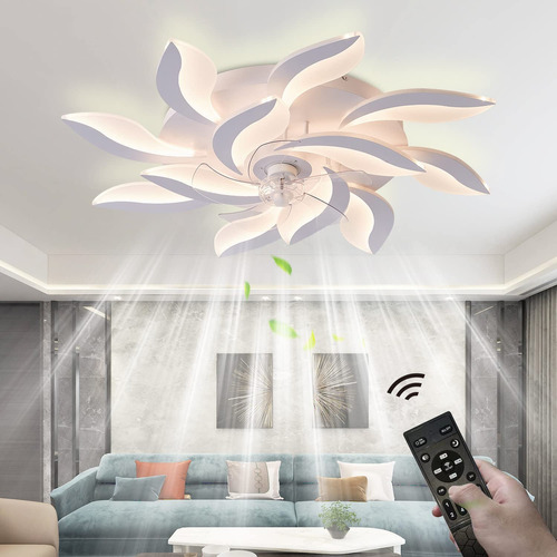 Ciiaum 39  Modern Ceiling Fan With Lights And Remote Contro.