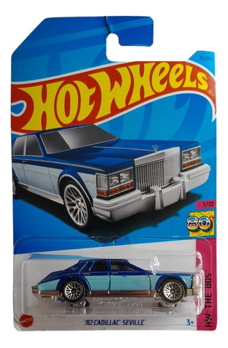 Hot Wheels Cadillac Seville 1982 #75 Azul La Vieja Escuela!