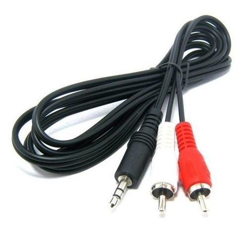 Cable Plus 3.5mm A 2 Rca Bco Y Rojo De 1.5 Metros