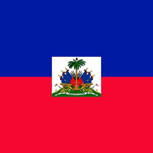Bandera Haiti 60x90 Cms Estampada