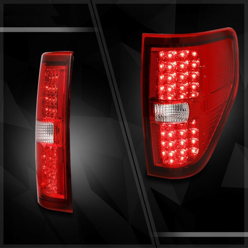 Ford Lobo F150 F-150 2009 - 2013 Juego Calaveras Led L Rojo