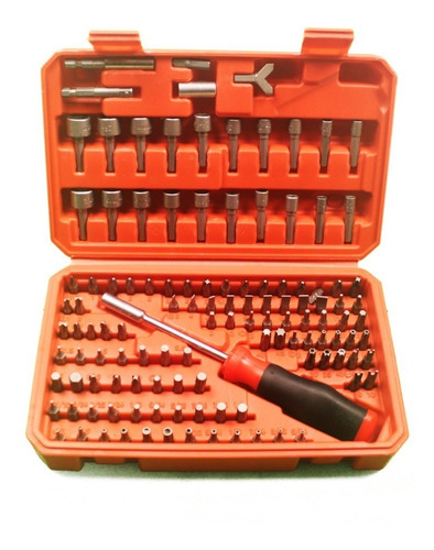 Juego Puntas 122 Pcs 1/4 Acero S2 Udovo