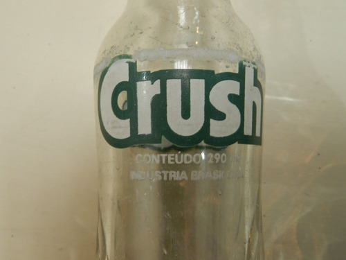 Decoração Coleção Garrafa Antiga Refrigerante Crush De 1988