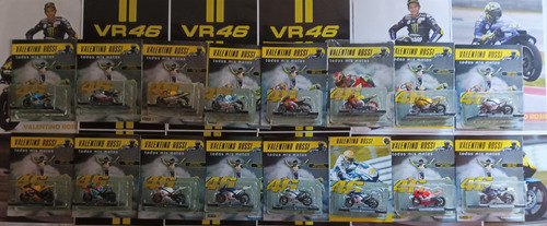 Valentino Rossi Colección 16 Motos Con Fascículo Y Afiches. 