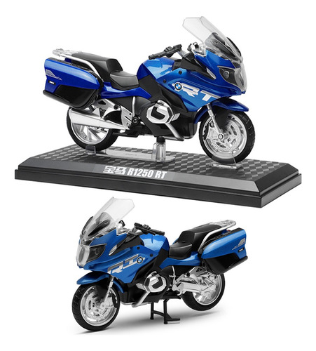 Bmw R1250 Rt Miniatura Metal Motocicletas De Turismo 1/12