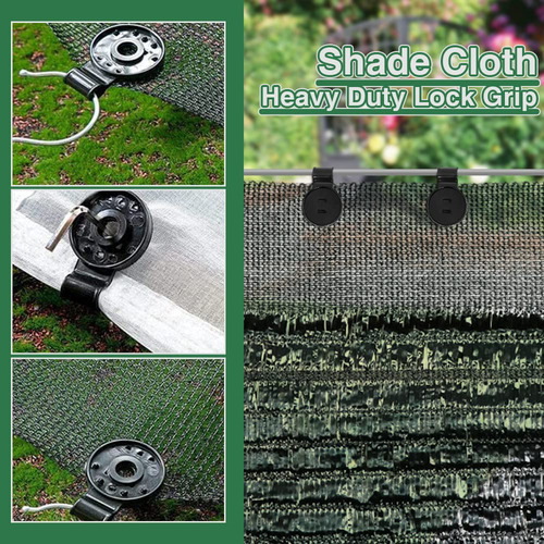 Shade Cloth Lock Grip: Clips De Lona Para Jardín E Invernade