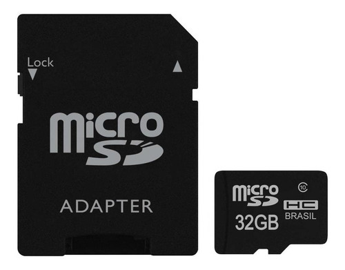 Cartão De Memória Microsd 32gb Classe 10 Mc221 + Adaptador S