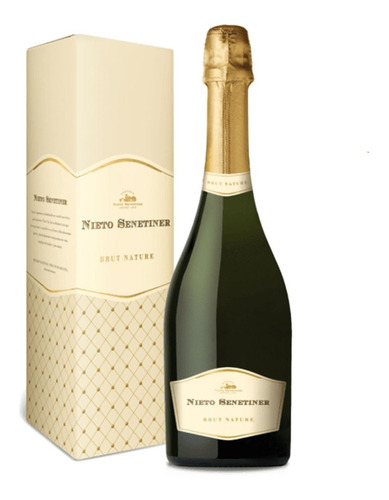 Estuche Champagne Nieto Senetiner Brut Nature X750cc