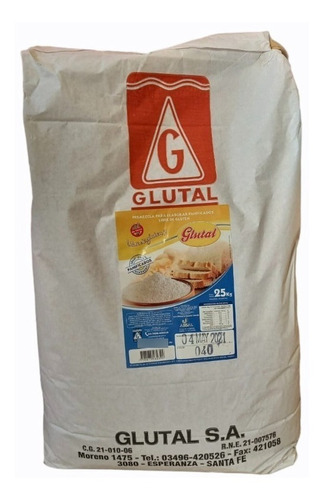 Premezcla Glutal X 25 Kgr 