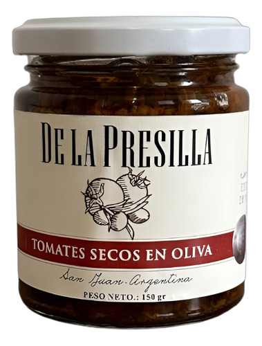 Tomates Secos En Aceite De Oliva X 150gr. - De La Presilla
