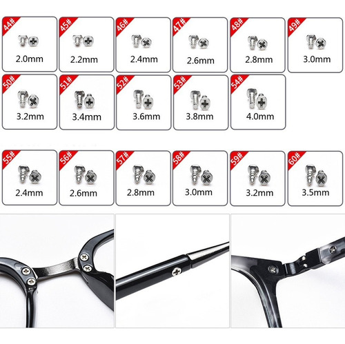 Nuevo Gafas De Sol Kit De Reparación De Gafas De Sol