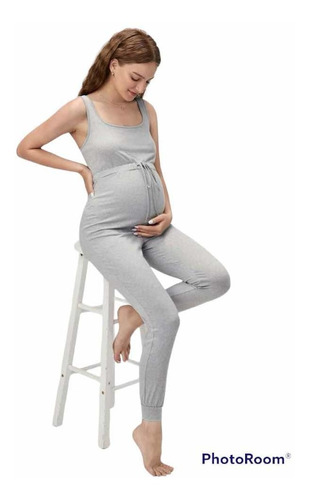 Ropa Maternal Pantalon Maternal  Enterito Gris