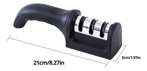 X Afilador Manual Ergonómico De Cuchillos De Cocina De 3
