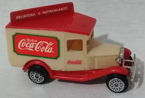 Coca Cola - Brinquedo antigo de lata - Lindo caminhão M