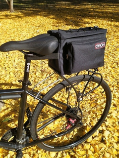 Diseño bolso bicicleta retro bike bolsa portaequipaje doble pack bolsa 0041 North