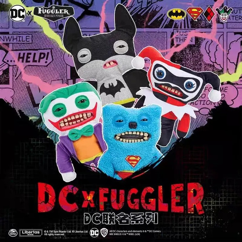 Juguete De Peluche Fuggler Ugly Monster Dc Batman Superman T