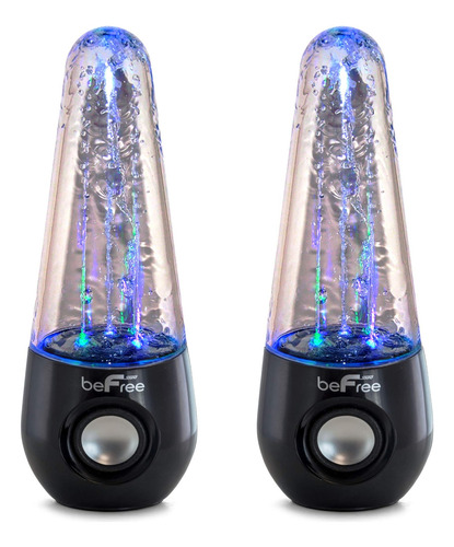 Altavoces Multimedia Befree Sound Led Dancing Water Con Blue