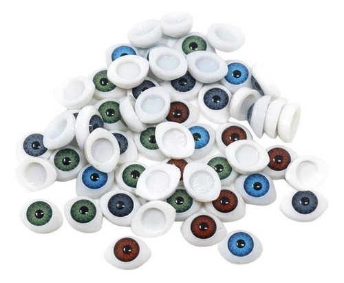 60 Piezas De Adornos De Ojos Elegante De Plástico Ideal Par