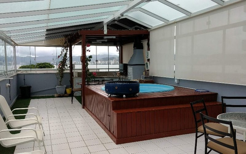 Imagem 14 de 30 de Vendo Excelente Apartamento Com Terraço E Piscina, Totalmente Plano Em Excelente Localização A 200 Metros Da Beira Mar Do Estreito Florianópolis Sc Com 284,07 M² De Área Útil - Ap231