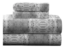 Comprar Juego De Sábanas De Franela 100% Algodón Tamaño Queen Gris
