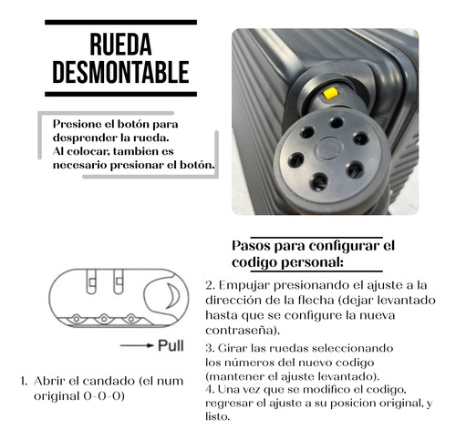 Kit 3 Maletas Para Viaje Con Ruedas Carry On 20 18 Y 14 Pul Lila 5863-6