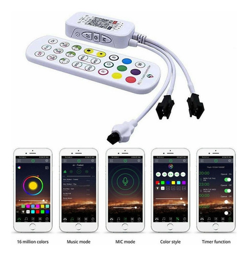M Tiras De Led 10m Rgb Direccionable Led Pixel Ws2811 Led