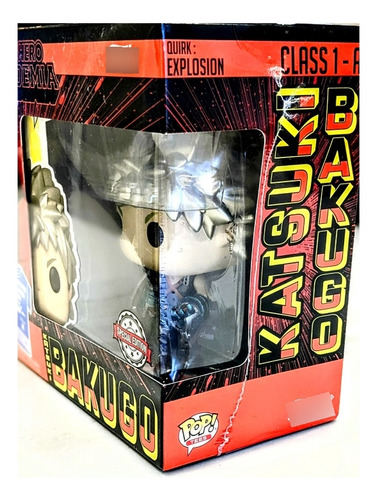 Funko Pop & Tees My Hero Academia Katsuki Bakugo Ed Especial (Usado)