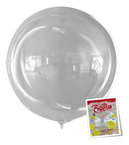 Paquete 50 Globos Burbuja 12 Pulgadas Bobo Pvc Transparentes
