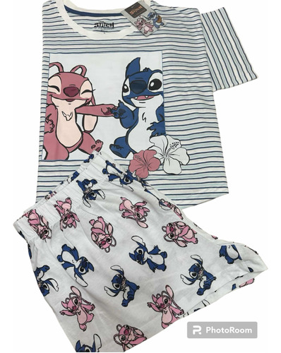 Pijama Importada De Dama Lilo Y Sticht