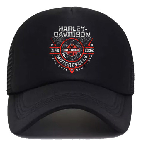 Gorra Trucker Premium Harley Davidson Moto 