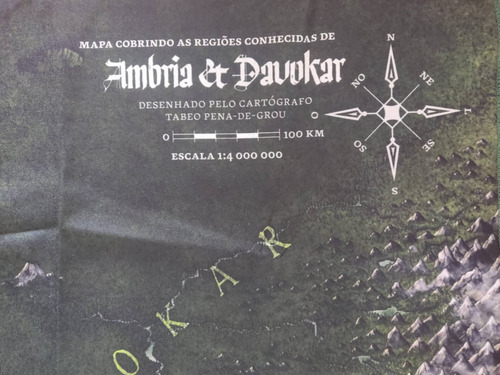 Symbaroum - Mapa Em Tecido (60 X 75cm) - Rpg