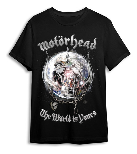 Polera Motörhead - The Wörld Is Yours - Holy Shirt