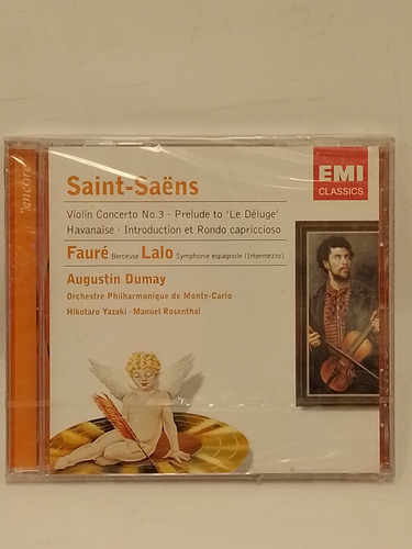 Saint Saens Violin Concerto N.3 Prelude To Le Deluge Cd Nu 