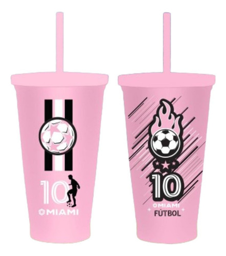 Vaso Eco Pink C/ Sorbete Inter Miami De 750 Ml