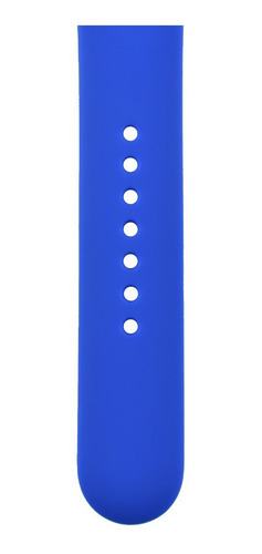 Correa Silicón Compatible Para Aple Watch Serie38/40/42/44mm Color Azul Rey