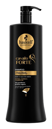 Kit Haskell Cavalo Forte Shampoo Cond 1l Mascara 900g