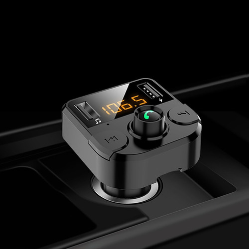Imagen 8 de 10 de Receptor Bluetooth Autos Transmisor Fm Mp3 Carga Rapida Usb