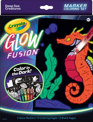 Crayola Glow Fusion - Criaturas De Aguas Profundas (12 Pieza