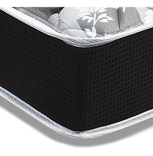 Colchão De Solteiro Gran Luck D45 Black 0,88x1,88x24 Branc