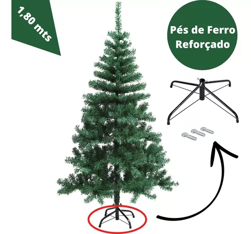 Árvore Natal 1,80 M com 400 Ramos