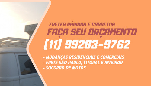 Pequenos Fretes, Carretos E Socorro Guincho De Motos