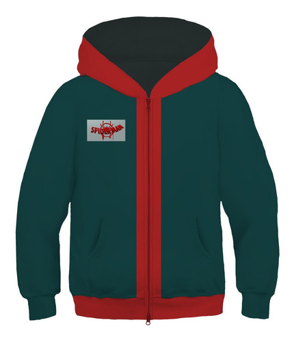 Niños Spiderman Miles Morales Cosplay Sudadera Con Capucha