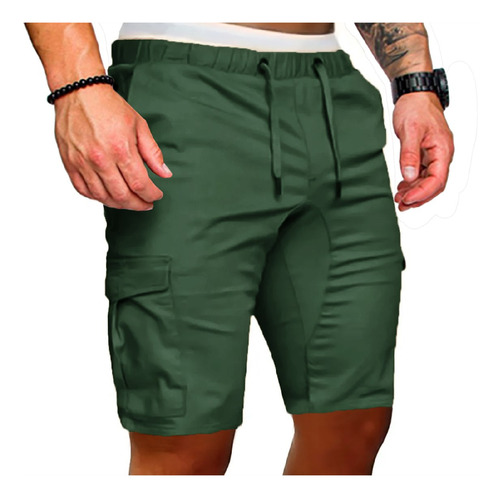 Bermuda Short Cargo Hombre Bengalina Elastizada Alpina Cuota