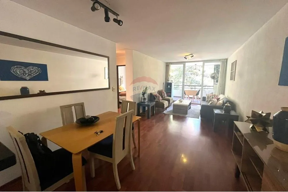Imagen 1 de 12 de Arriendo Amoblado Depto 2d-1b Metro El Golf