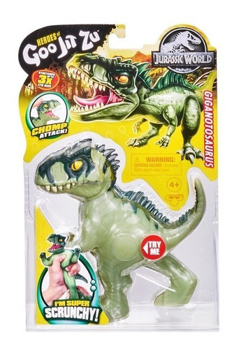 Héroes Del Mundo Jurásico De Goo Jit Zu Giganotosaurus