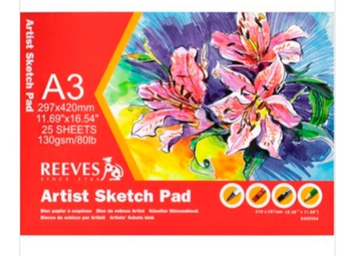 Bloco Sketch Pad - A3 -reeves