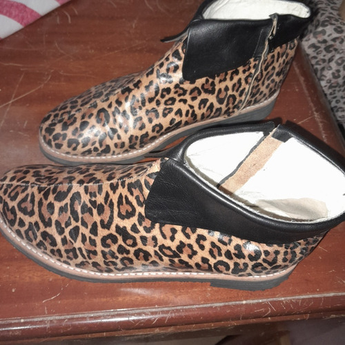  Zapatos De Mujer Talle 43 Flossdorf Cuero Leer!!